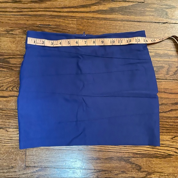 Cobalt blue mini skirt - Picture 6 of 13